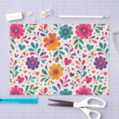 Floral Fiesta Spanische Geburtstagsfeier Seidenpapier (Handwerk)