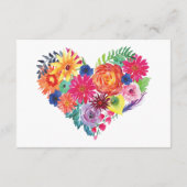 Floral Fiesta Unterkünfte Begleitkarte (Rückseite)