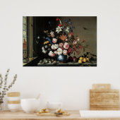 Floral Fine Art mit Rose Lilien Poster (Küche)