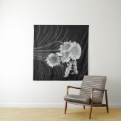 Floral Fine Art noch Leben detailliert monochrome  Wandteppich (Beispiel (Horizontal))