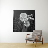 Floral Fine Art noch Leben detailliert monochrome  Wandteppich (Beispiel)
