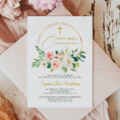 Floral First Heilige Kommunion Einladung