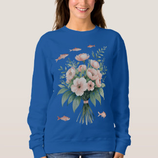 Floral Fish Bouquet – Women’s Sweatshirt