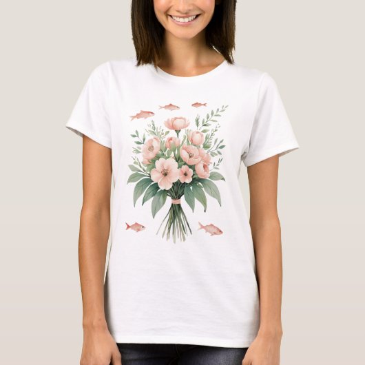 Floral Fishing Tee (Vorderseite)
