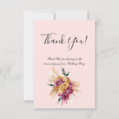 Floral Flair Dankeschön Karte (Vorderseite)