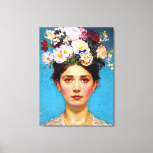 "Floral Flair" Ruth - Art & Floral Society Leinwanddruck