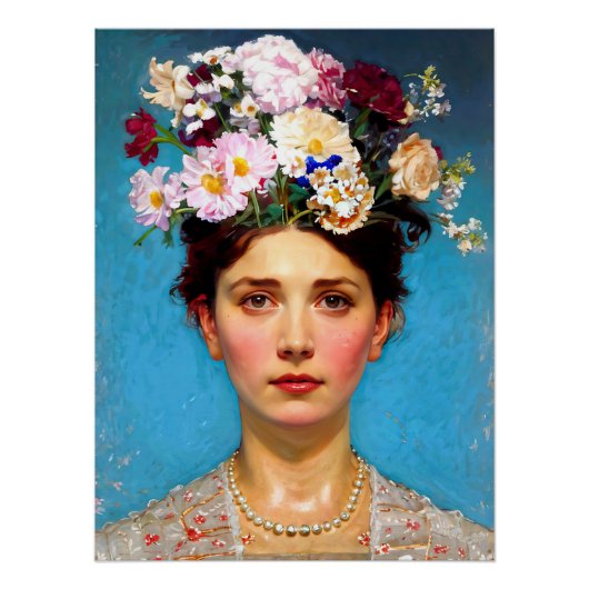 "Floral Flair" Ruth - Art & Floral Society Poster (Vorderseite)