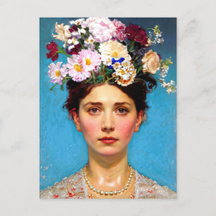 "Floral Flair" Ruth - Kunst- und Blumengesellschaf Postkarte