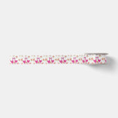 Floral Flamingo Fiesta Satinband (Vorderseite)