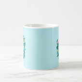 Floral Flamingo Summer Bliss Kaffeetasse (Mittel)