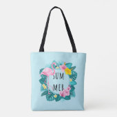 Floral Flamingo Summer Bliss Tasche (Rückseite)