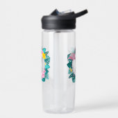 Floral Flamingo Summer Bliss Trinkflasche (Links)