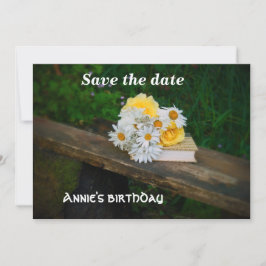 Floral-Flat-Save the Date-Karte Save The Date