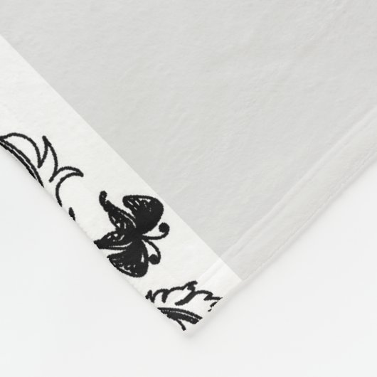 floral fleecedecke (Ecke)