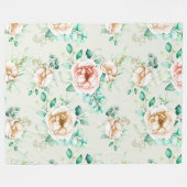 floral fleecedecke (Vorderseite (Horizontal))