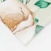 floral fleecedecke (Ecke)
