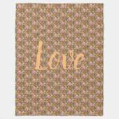 floral fleecedecke (Vorderseite)