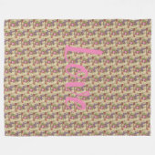 floral fleecedecke (Vorderseite (Horizontal))