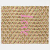 floral fleecedecke (Vorderseite (Horizontal))