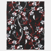 floral fleecedecke (Vorderseite)
