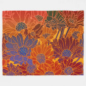 floral fleecedecke (Vorderseite (Horizontal))