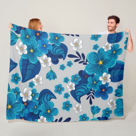 floral fleecedecke (Beispiel)