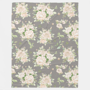 floral fleecedecke