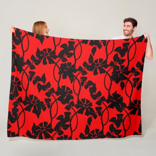 floral fleecedecke (Beispiel)
