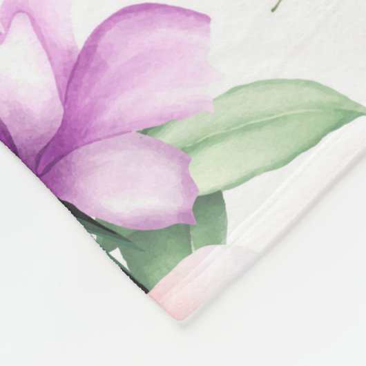 floral fleecedecke (Ecke)