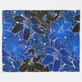 floral fleecedecke (Vorderseite (Horizontal))