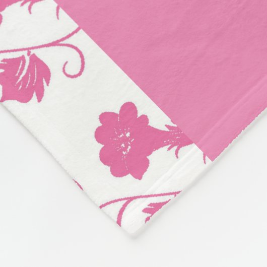 floral fleecedecke (Ecke)