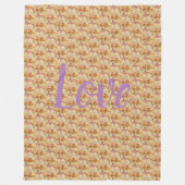 floral fleecedecke (Vorderseite)