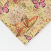 floral fleecedecke (Ecke)