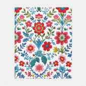 floral fleecedecke (Vorderseite)