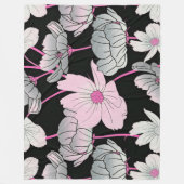 floral fleecedecke (Vorderseite)