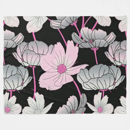 floral fleecedecke (Vorderseite (Horizontal))
