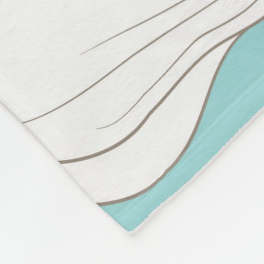 floral fleecedecke (Ecke)