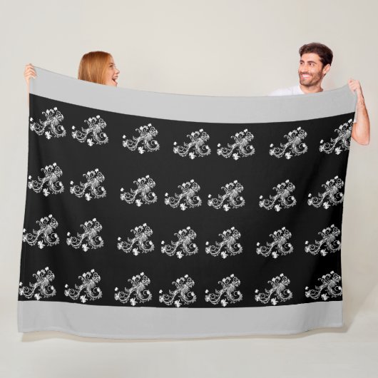 floral fleecedecke (Beispiel)