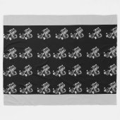 floral fleecedecke (Vorderseite (Horizontal))