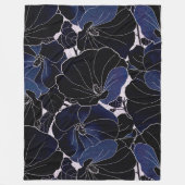 floral fleecedecke (Vorderseite)