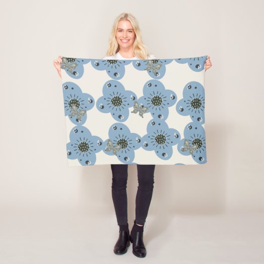 floral fleecedecke (Beispiel)