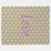 floral fleecedecke (Vorderseite (Horizontal))