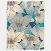 floral fleecedecke (Vorderseite)