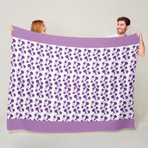 floral fleecedecke