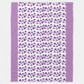 floral fleecedecke (Vorderseite)