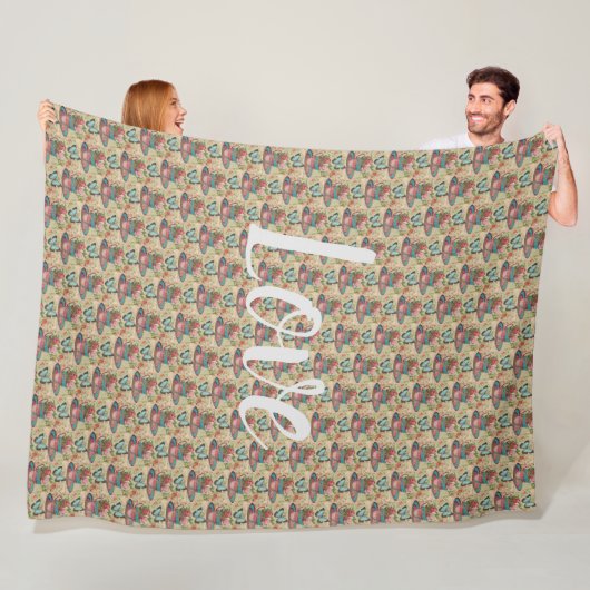 floral fleecedecke (Beispiel)