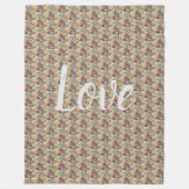 floral fleecedecke (Vorderseite)