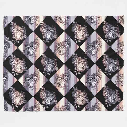 floral fleecedecke (Vorderseite (Horizontal))