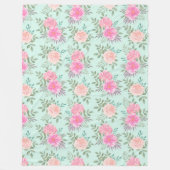 floral fleecedecke (Vorderseite)