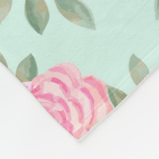 floral fleecedecke (Ecke)